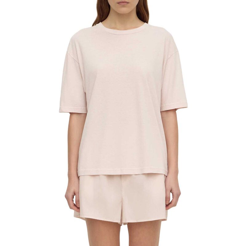 Assembly Label Kira Cotton Hemp Tee Soft Rose image number 0